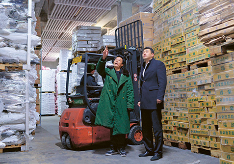 Close to the business: visiting a customer’s refrigerated warehouse in sub-zero temperatures