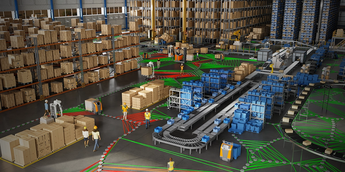 <span>Künstliche Intelligenz</span> in der Branche der Lieferkettenlösungen