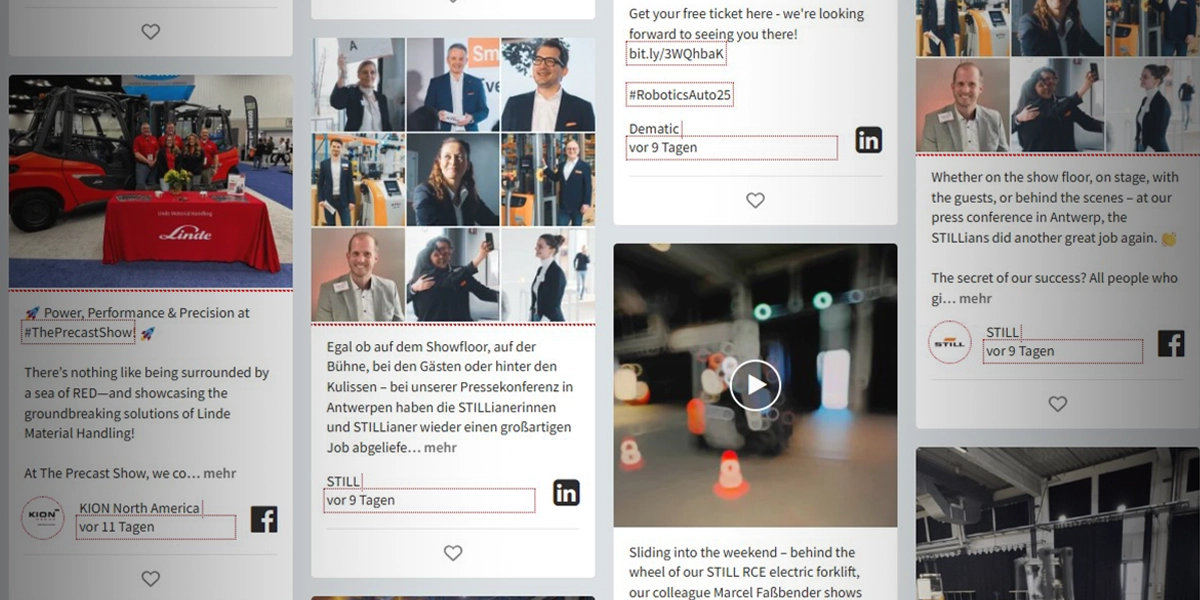Besuchen Sie unsere Social Media Kanäle
